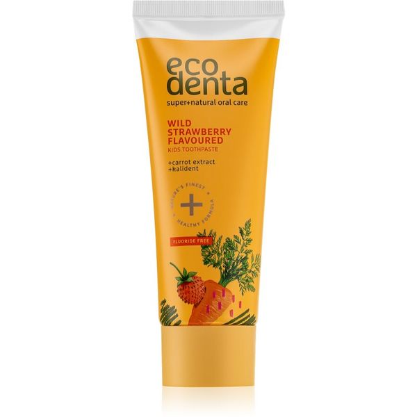 Ecodenta Ecodenta Green Wild Strawberry Flavoured zubna pasta za djecu bez fluorida 75 ml