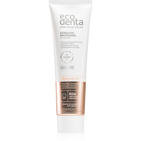 Ecodenta Ecodenta Sensitive Whitening pasta za izbjeljivanje zuba za osjetljive zube 100 ml