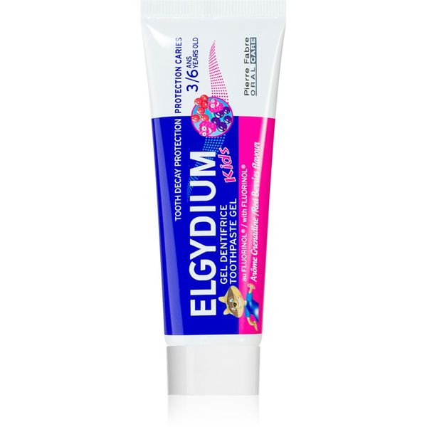 Elgydium Elgydium Kids pasta za zube za djecu okus Grenadine (3-6) 50 ml