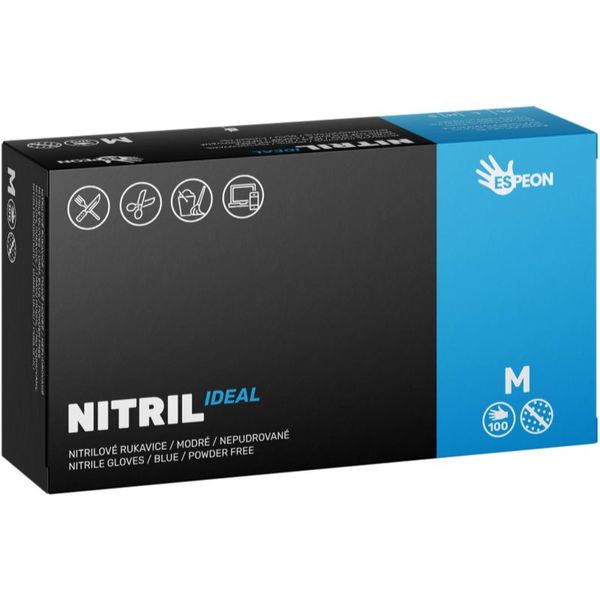 Espeon Espeon Nitril Ideal Blue nitrilne rukavice bez pudera veličina M 100 kom