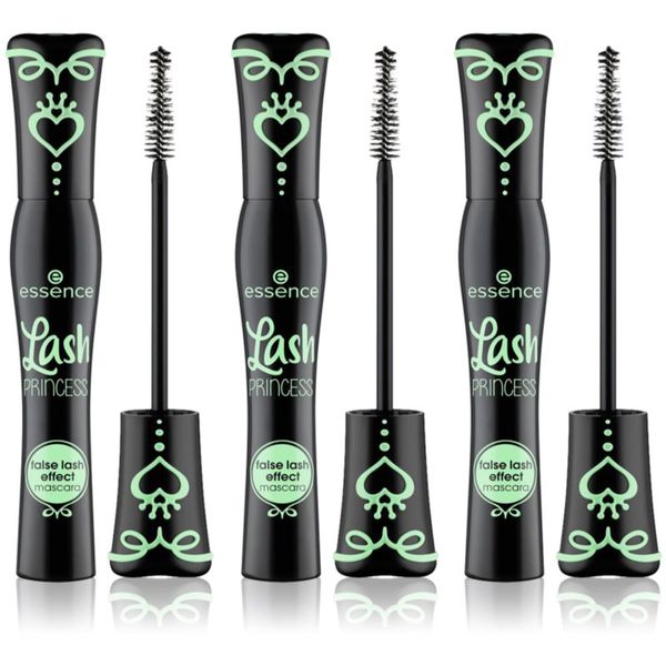 Essence essence Lash PRINCESS maskara za efekt umjetnih trepavica 3 x 12 ml(ekonomično pakiranje)