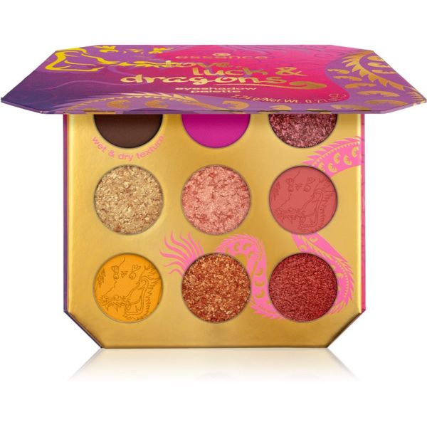Essence Essence love, luck & dragons paleta sjenila za oči 7,74 g