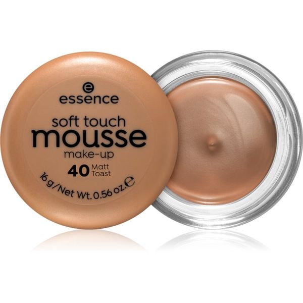 Essence Essence Soft Touch matirajući pjenasti puder nijansa 40 Matt Toast 16 g