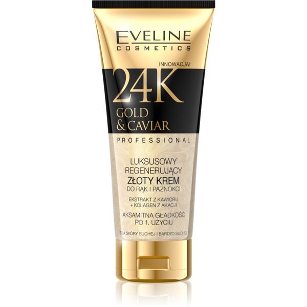 Eveline Cosmetics Eveline Cosmetics 24k Gold & Caviar krema za ruke i nokte 100 ml