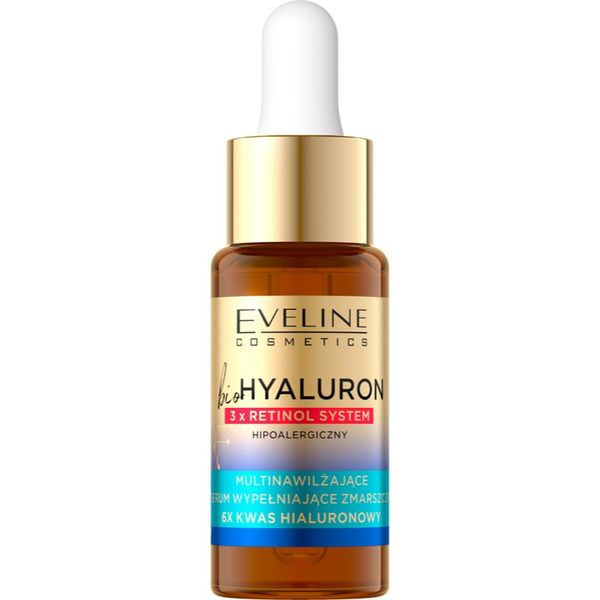 Eveline Cosmetics Eveline Cosmetics Bio Hyaluron 3x Retinol System anti-age serum za punjenje bora 18 ml