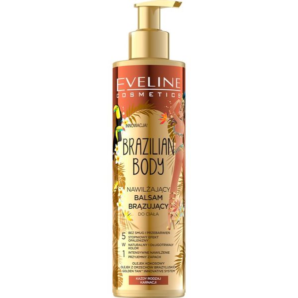 Eveline Cosmetics Eveline Cosmetics Brazilian Body balzam za samotamnjenje za postupno tamnjenje tena 200 ml