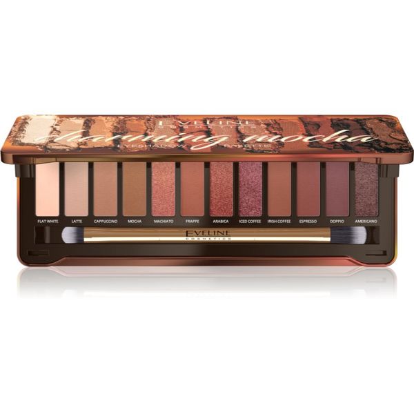 Eveline Cosmetics Eveline Cosmetics Charming Mocha paleta sjenila za oči 12 g