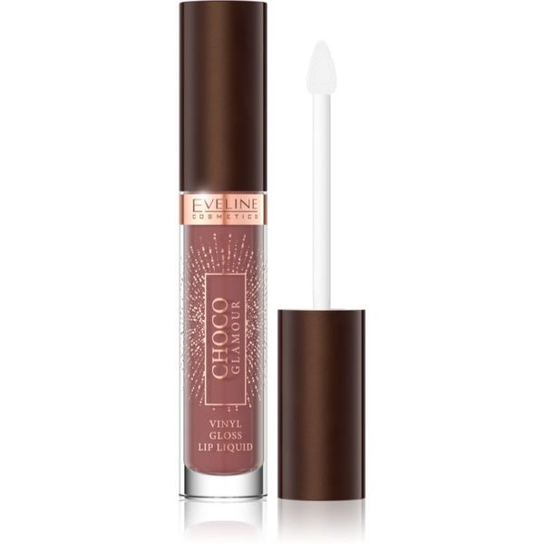 Eveline Cosmetics Eveline Cosmetics Choco Glamour hidratantni ruž za usne s visokim sjajem nijansa 02 deep Cherry Chocolate 4,5 ml