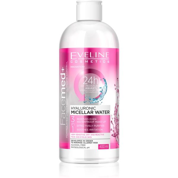 Eveline Cosmetics Eveline Cosmetics FaceMed+ hijaluronska micelarna voda 3 u 1 400 ml