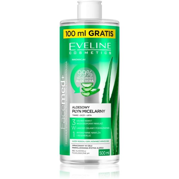 Eveline Cosmetics Eveline Cosmetics FaceMed+ micelarna voda s aloe verom 400 ml