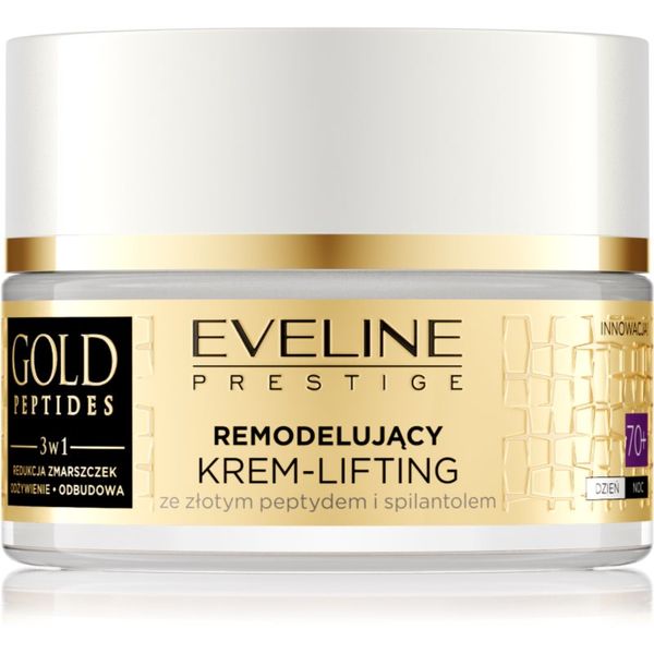 Eveline Cosmetics Eveline Cosmetics Gold Peptides lifting krema za zrelu kožu lica 70+ 50 ml