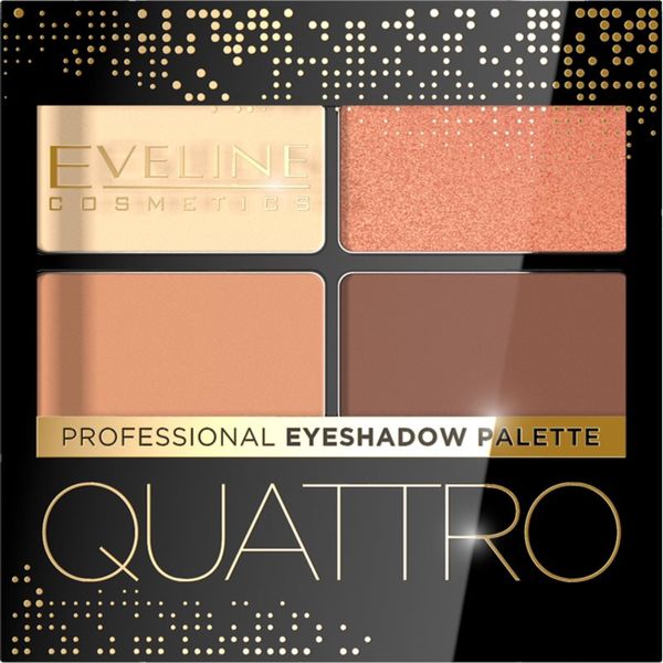 Eveline Cosmetics Eveline Cosmetics Quattro paleta sjenila za oči nijansa 01 3,2 g