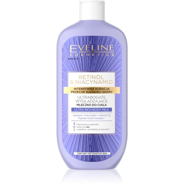 Eveline Cosmetics Eveline Cosmetics Retinol & Niacynamid intenzivno hranjivo mlijeko za tijelo s pomlađujućim učinkom 350 ml