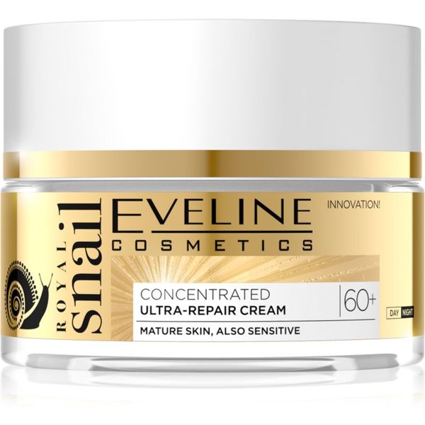 Eveline Cosmetics Eveline Cosmetics Royal Snail dnevna i noćna krema 60+ s učinkom pomlađivanja 50 ml