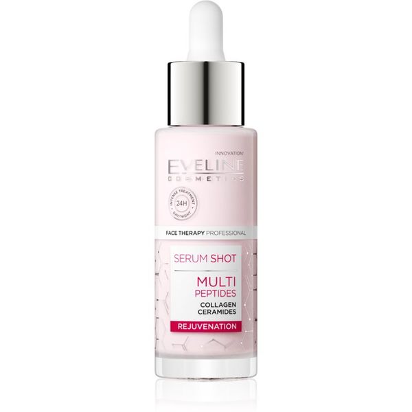 Eveline Cosmetics Eveline Cosmetics Serum Shot Multi Peptides pomlađujući serum za lice s kolagenom 30 ml