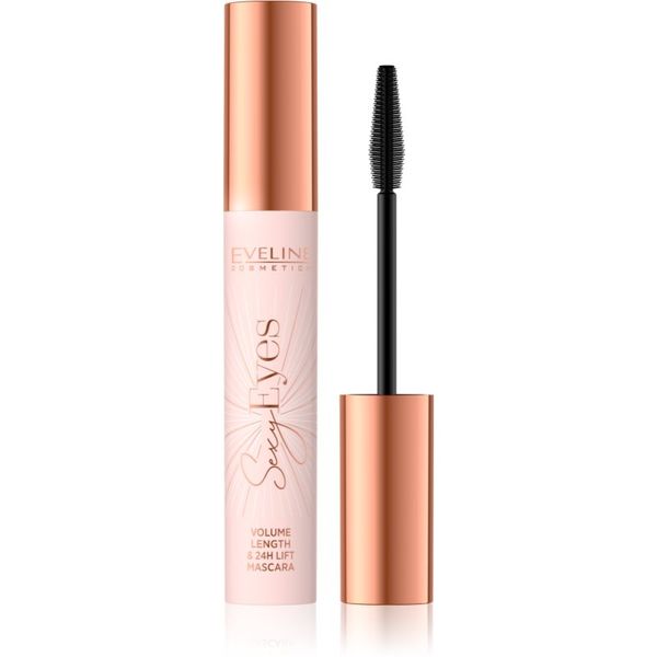 Eveline Cosmetics Eveline Cosmetics Sexy Eyes maskara za volumen, uvijanje i odvajanje trepavica Black