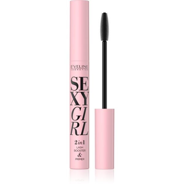 Eveline Cosmetics Eveline Cosmetics Sexy Girl maskara za volumen i produžavanje trepavica 2 u 1 nijansa Black 10 ml
