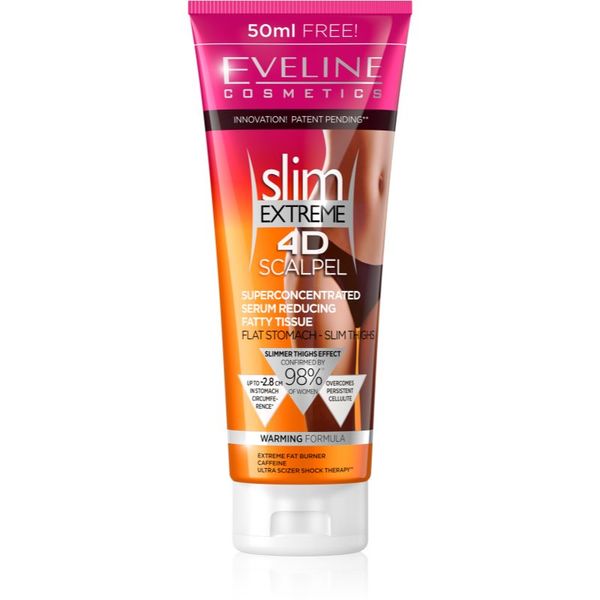 Eveline Cosmetics Eveline Cosmetics Slim Extreme 4D Scalpel serum za tijelo za smanjenje potkožnog masnog tkiva 250 ml