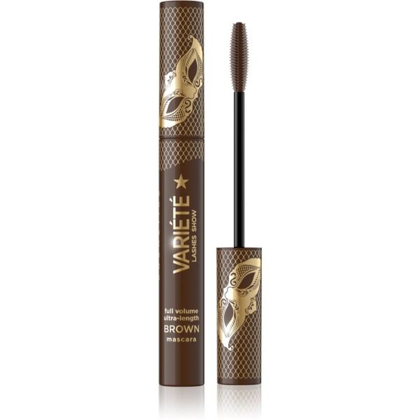 Eveline Cosmetics Eveline Cosmetics Variété Lashes Show maskara za volumen i definiranje trepavica nijansa Brown 10 ml