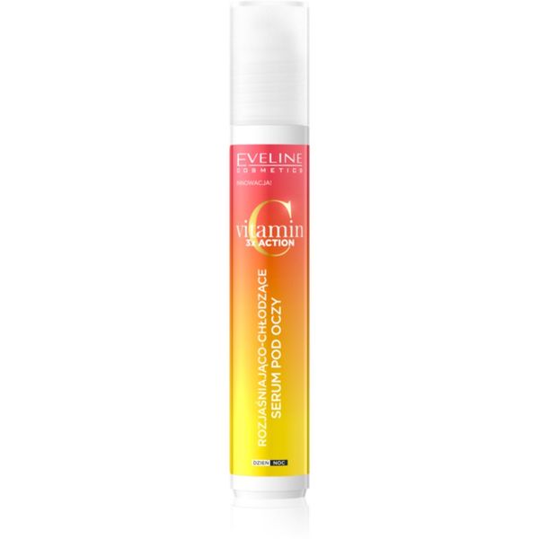 Eveline Cosmetics Eveline Cosmetics Vitamin C 3x Action posvjetljujući serum za područje oko očiju roll-on 15 ml