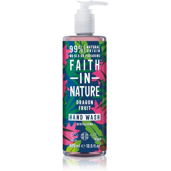 Faith In Nature Faith In Nature Dragon Fruit prirodni tekući sapun za ruke s revitalizirajućim djelovanjem 400 ml