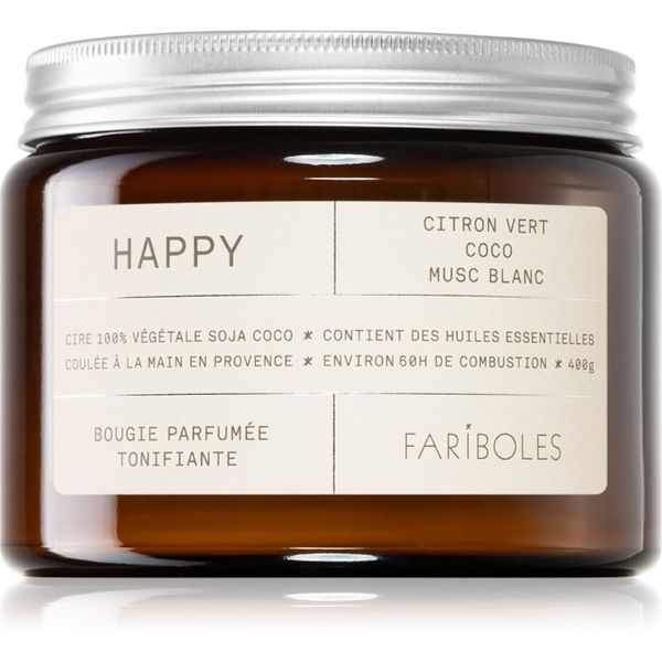 FARIBOLES FARIBOLES Green Happy mirisna svijeća 400 g
