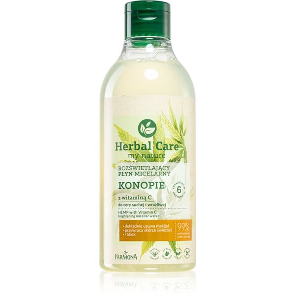 Farmona Farmona Herbal Care Hemp micelarna voda za izrazito suho lice s vitaminom C 400 ml