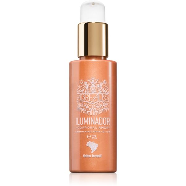 feito brasil feito brasil Abre Alas magla za tijelo za blistavi sjaj nijansa Rose Gold 115 g