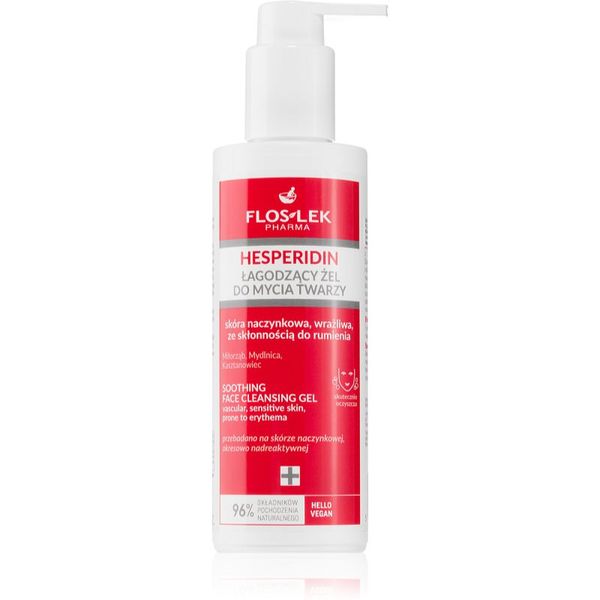 FlosLek Laboratorium FlosLek Laboratorium Hesperidin nježni gel za čišćenje za osjetljivu kožu lica 175 ml