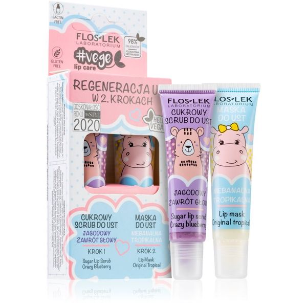 FlosLek Laboratorium FlosLek Laboratorium Vege Lip Care Regeneration poklon set (za suhe usne)