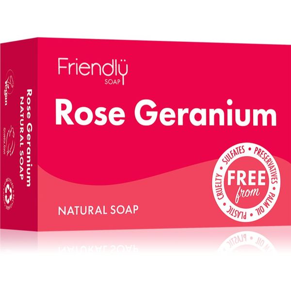 Friendly Soap Friendly Soap Natural Soap Rose Geranium prirodni sapun 95 g