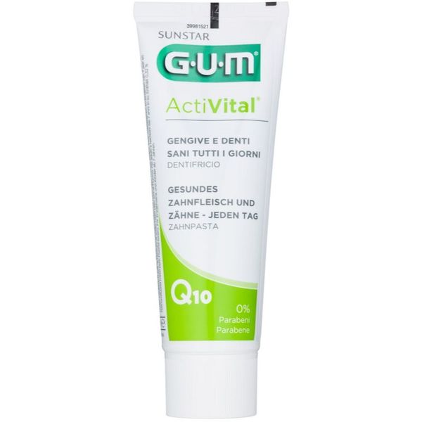 G.U.M G.U.M Activital Q10 pasta za cjelovitu zaštitu zuba i svježi dah 75 ml