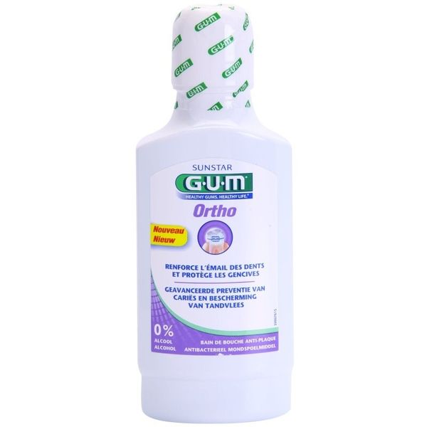 G.U.M G.U.M Ortho vodica za usta za korisnike fiksnih aparatića za zube 300 ml