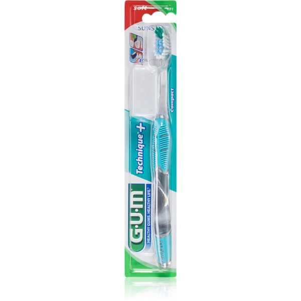 G.U.M G.U.M Technique+ Compact četkica za zube s kratkom glavom soft 1 kom