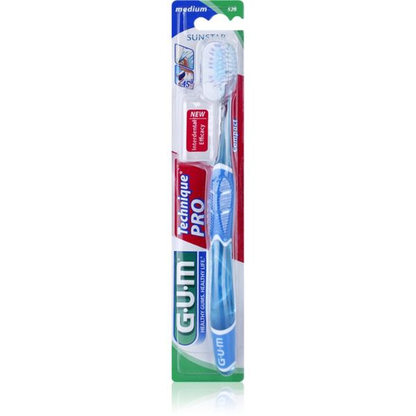 G.U.M G.U.M Technique PRO Compact četkica za zube s putnim poklopcem medium 1 kom