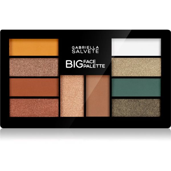 Gabriella Salvete Gabriella Salvete Big Face paleta sjenila za oči sa sjajilom s bronzerom 01 12 g