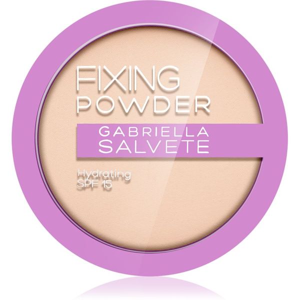 Gabriella Salvete Gabriella Salvete Nude nježni kompaktni puder SPF 15 nijansa 01 Pure Nude 8 g
