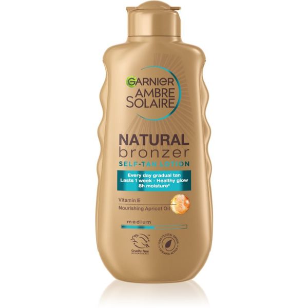 Garnier Garnier Ambre Solaire Natural Bronzer mlijeko za toniranje za postupno tamnjenje tena 200 ml