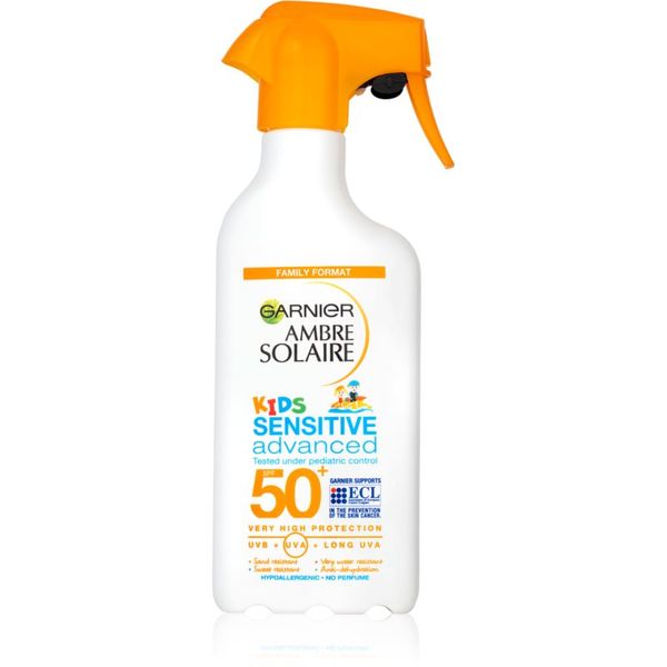 Garnier Garnier Ambre Solaire Sensitive Advanced zaštitni sprej za djecu SPF 50+ 270 ml