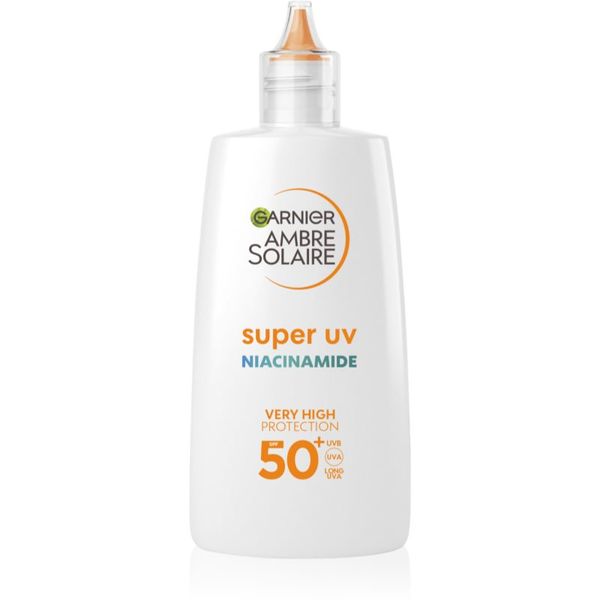 Garnier Garnier Ambre Solaire Super UV ultra lagani zaštitni fluid za nepravilnosti na koži lica SPF 50+ 40 ml