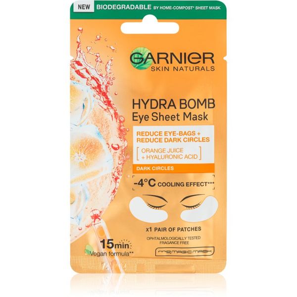 Garnier Garnier Skin Naturals Moisture+ Fresh Look stimulirajuća maska za područje oko očiju 6 g