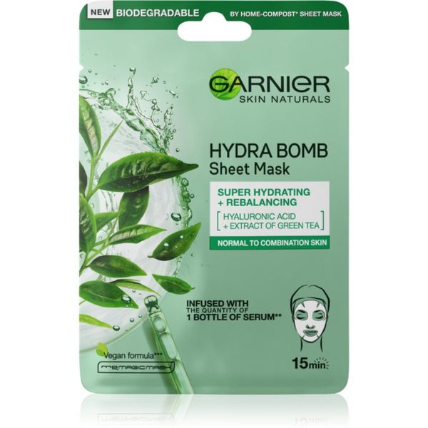 Garnier Garnier Skin Naturals Moisture+Freshness super hidratantna sheet maska za čišćenje za normalnu i mješovitu kožu lica 28 g