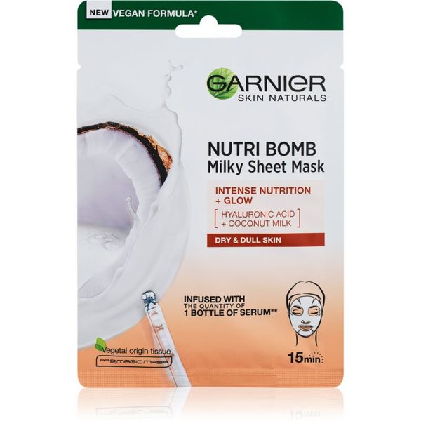 Garnier Garnier Skin Naturals Nutri Bomb hranjiva sheet maska za sjaj lica 28 g