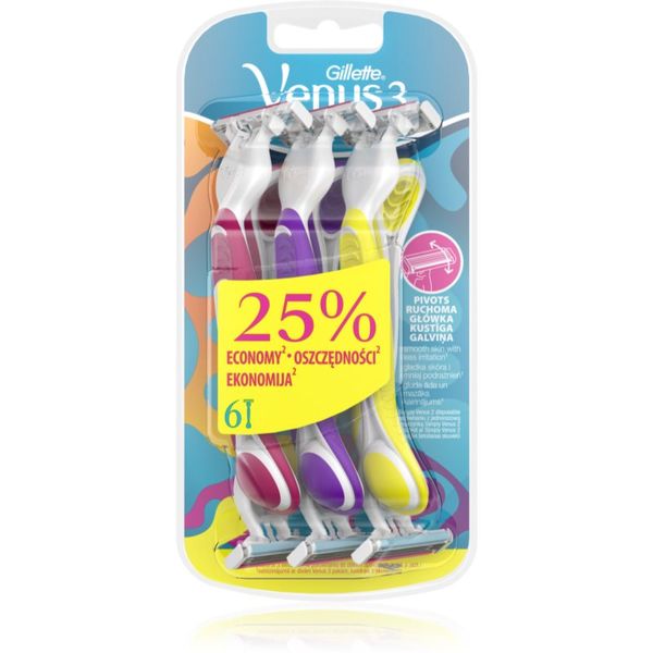Gillette Gillette Venus 3 Plus britvica za jednokratnu uporabu 6 kom