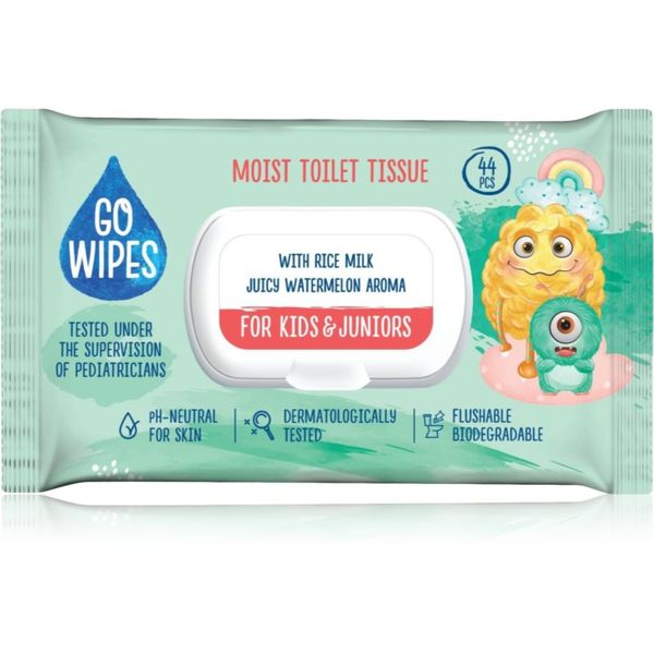 GoWipes GoWipes For Kids & Juniors vlažni toaletni papir za osjetljivu kožu 44 kom