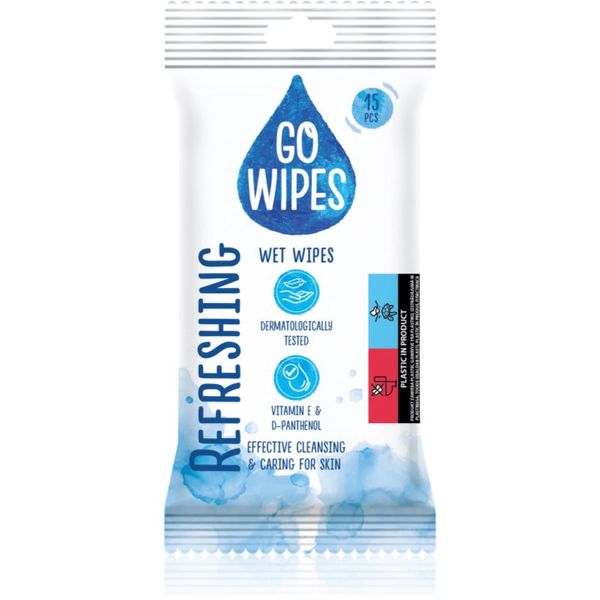 GoWipes GoWipes Refreshing vlažne maramice za čišćenje za ruke 15 kom