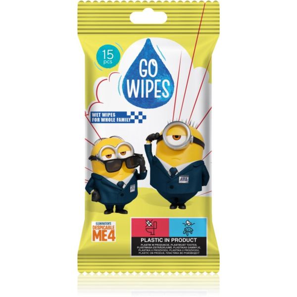GoWipes GoWipes Wet Wipes For Whole Family vlažne maramice za čišćenje za ruke 15 kom