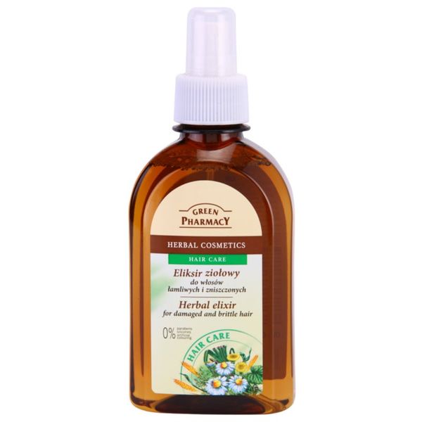 Green Pharmacy Green Pharmacy Hair Care biljni eliksir za oštećenu i lomljivu kosu 250 ml