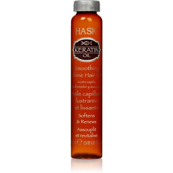 HASK HASK Keratin Protein ulje za zaglađivanje za oštećenu, kemijski tretiranu kosu 18 ml
