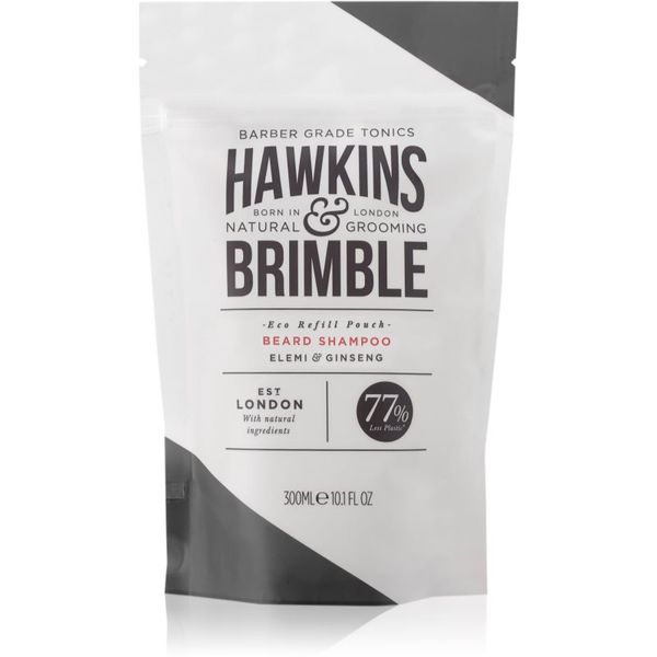 Hawkins & Brimble Hawkins & Brimble Beard Shampoo Eco Refill Pouch šampon za bradu zamjensko punjenje 300 ml